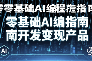 零基础AI编程指南开发变现产品