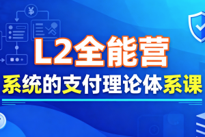 支付学院L2全能营，系统的支付理论体系课