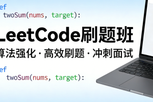 LeetCode刷题班,小象面试算法与数据结构提升教程 价值999元