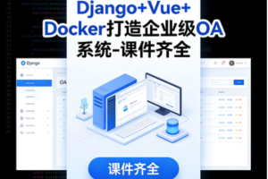 Django+Vue+Docker打造企业级OA系统-课件齐全