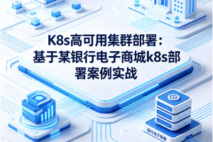 K8s高可用集群部署：基于某银行电子商城k8s部署案例实战