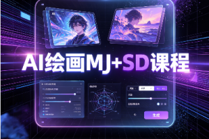 zh-AI绘画MJ+SD课程